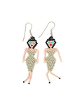Fun beaded earrings from miyuki beads, handmade by Sheila Considine