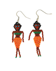 Fun beaded earrings from miyuki beads, handmade by Sheila Considine