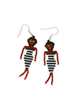 Fun beaded earrings from miyuki beads, handmade by Sheila Considine