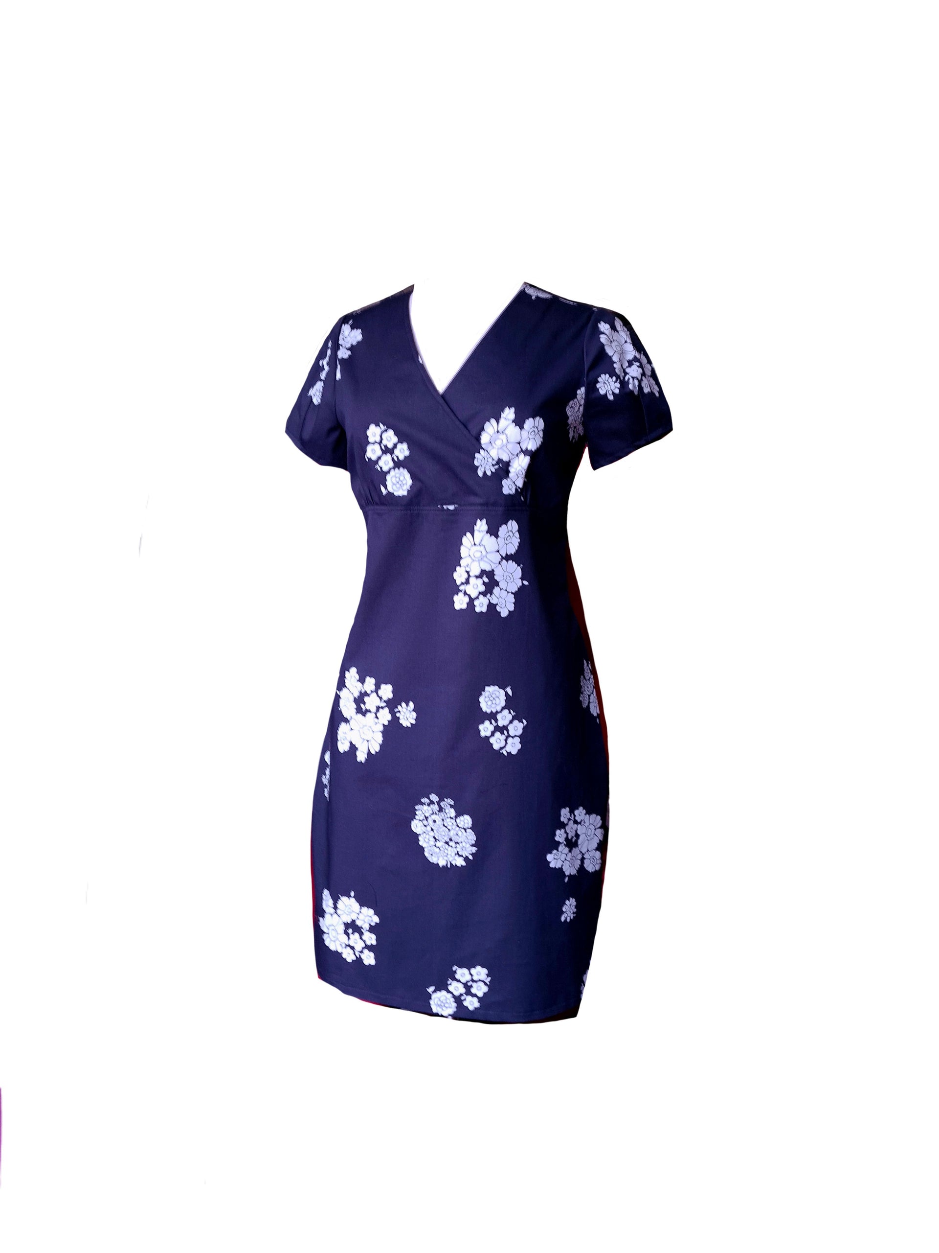 Saoirse - Navy Floral Dress Sheila Considine Saoirse - Navy Floral Dress Sheila Considine